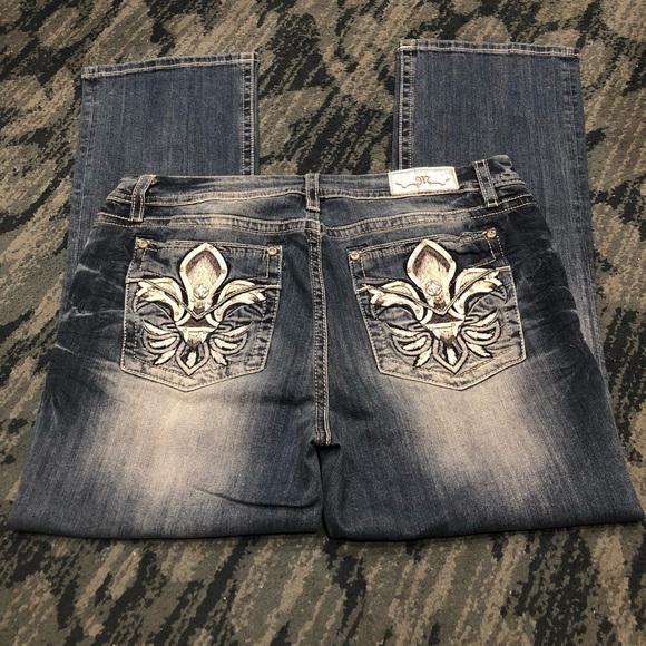 ‼️SOLD‼️ NWT Womens Miss Me Mid-Rise Easy Boot Jeans Size 36 - Picture 3 of 14